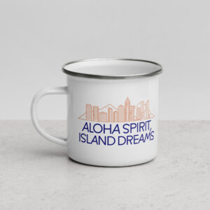 Honolulu Enamel Mug