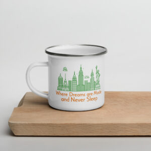 New York Enamel Mug