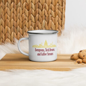 Washington Enamel Mug