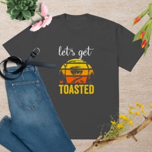 Let's get toasted Oversized faded t-shirt