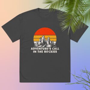 Adventure's Call in the Rockies Oversized faded t-shirt