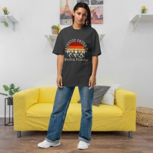 Majestic Paths of Machu Picchu Oversized faded t-shirt