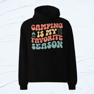 Camping is my favorite season Unisex oversized hoodie