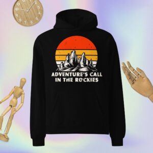 Adventure's Call in the Rockies Unisex oversized hoodie