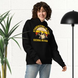 Stargazing in the Sierra Nevada Unisex oversized hoodie