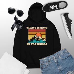 Chasing Horizons in Patagonia Unisex oversized hoodie