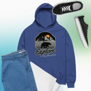 Explore the Mountain Unisex oversized hoodie