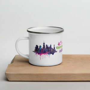 New York Enamel Mug