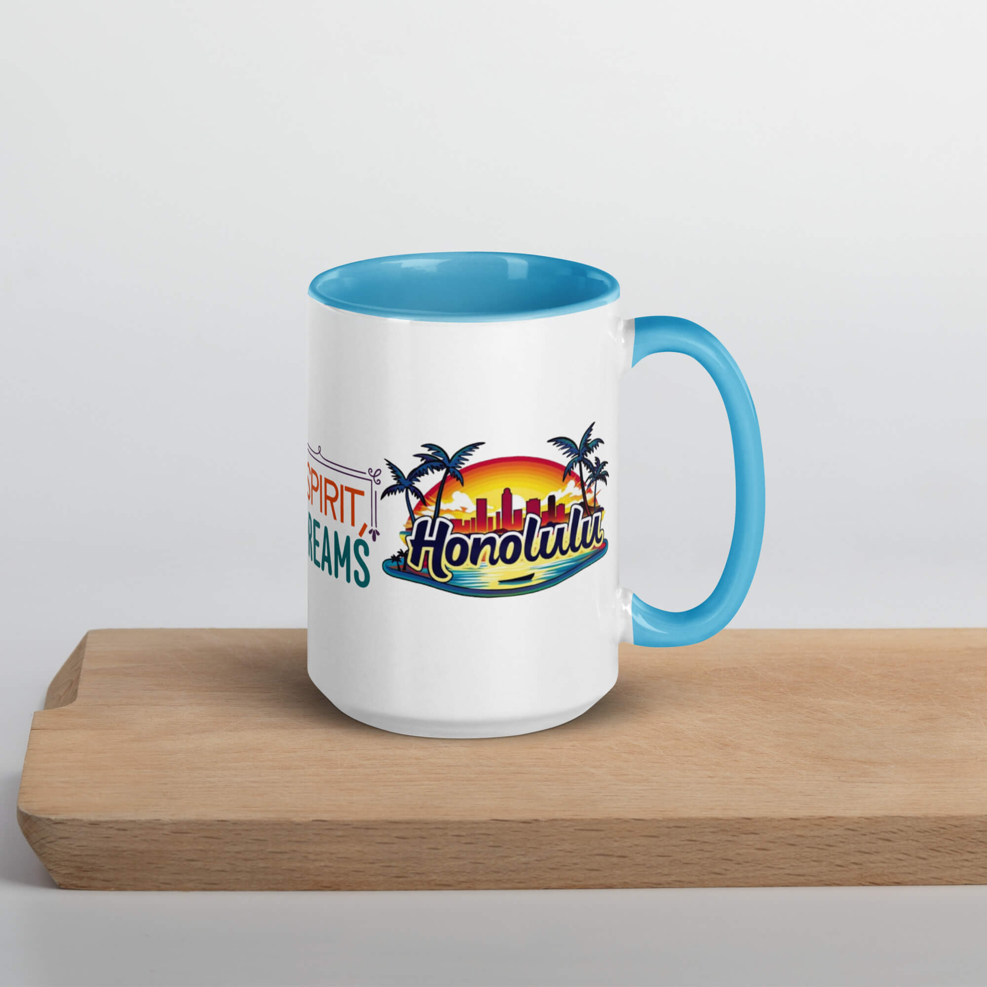 Honolulu Mug with Color Inside