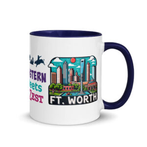 Ft. Worth Mug with Color Inside