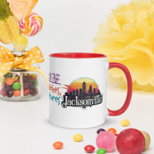 Jacksonville Mug with Color Inside