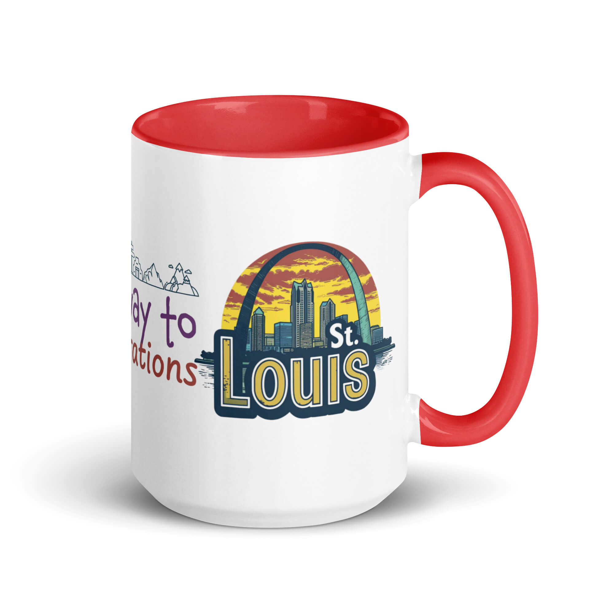 St. Louis Mug with Color Inside