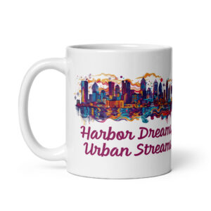 Baltimore White glossy mug