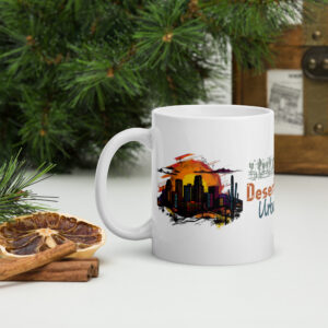 Arizona White glossy mug