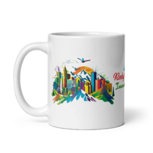 Colorado  White glossy mug