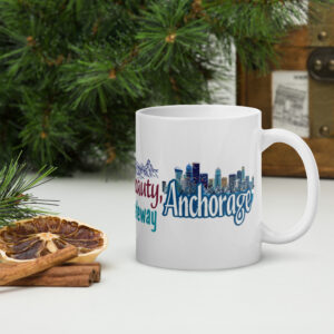 Anchorage White glossy mug