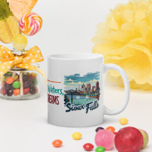 Sioux Falls White glossy mug