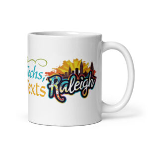 Raleigh White glossy mug