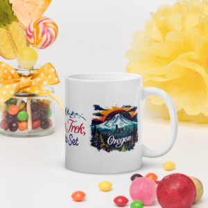 Oregon White glossy mug