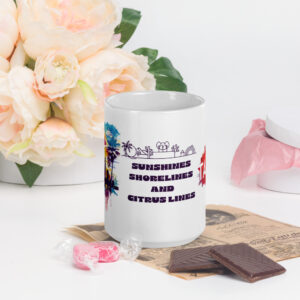 Tampa  White glossy mug