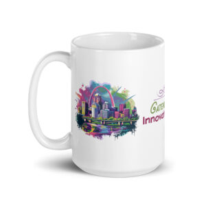 Missouri White glossy mug