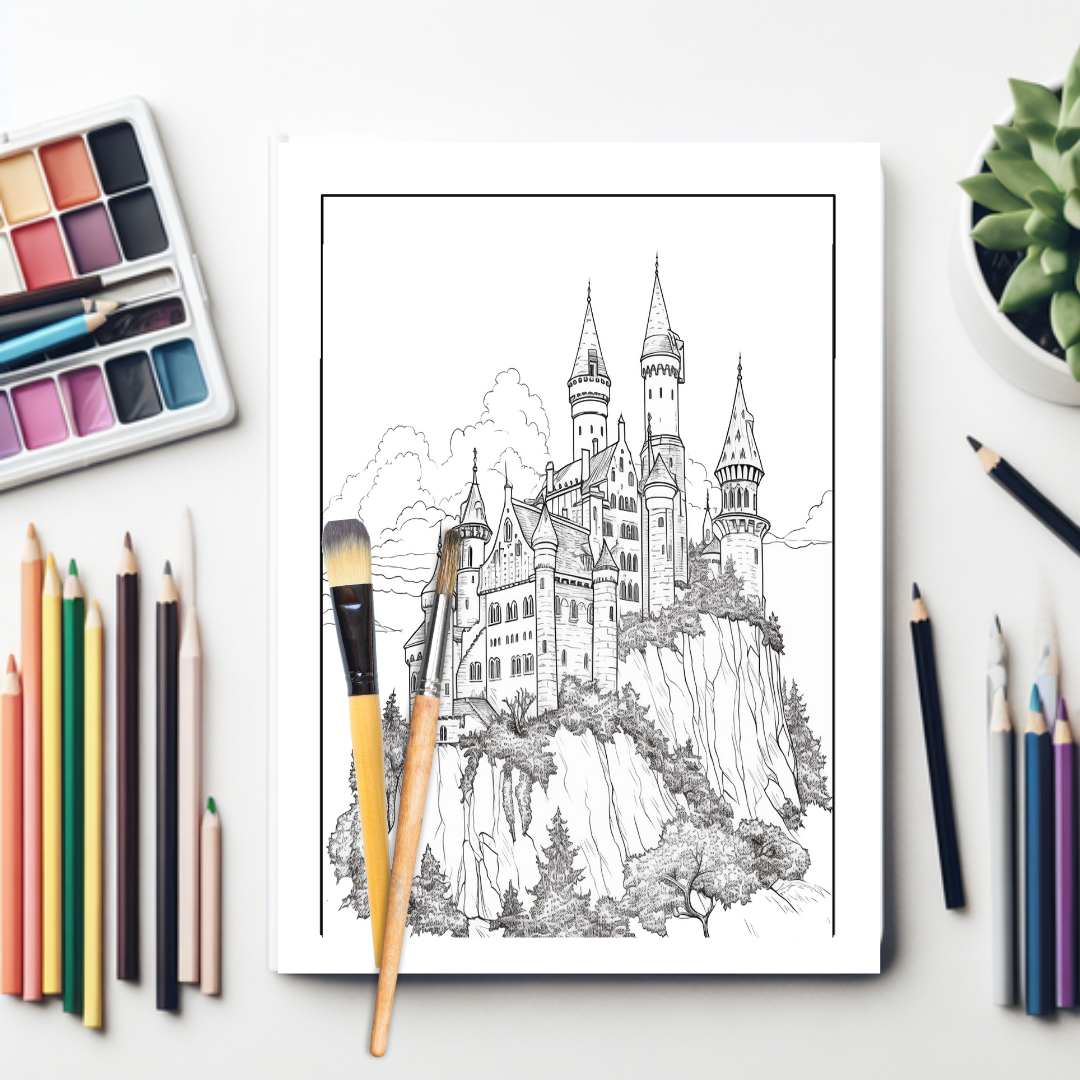 Color-Me-Architectural-Coloring-Book-Inside-Sample-6-Castle