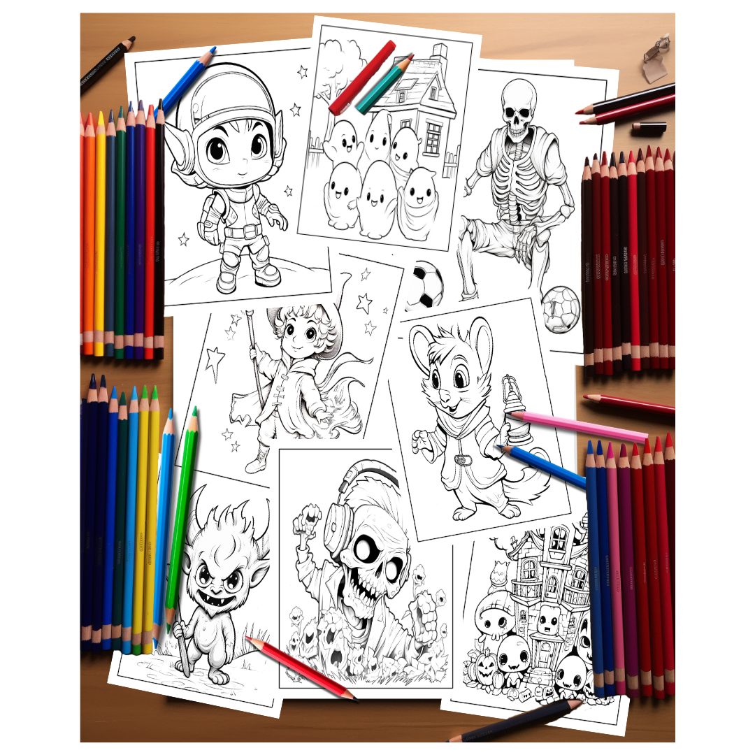 Cute-And-Spooky-Halloween-Coloring-Book-Inside-Sample-1-Pages